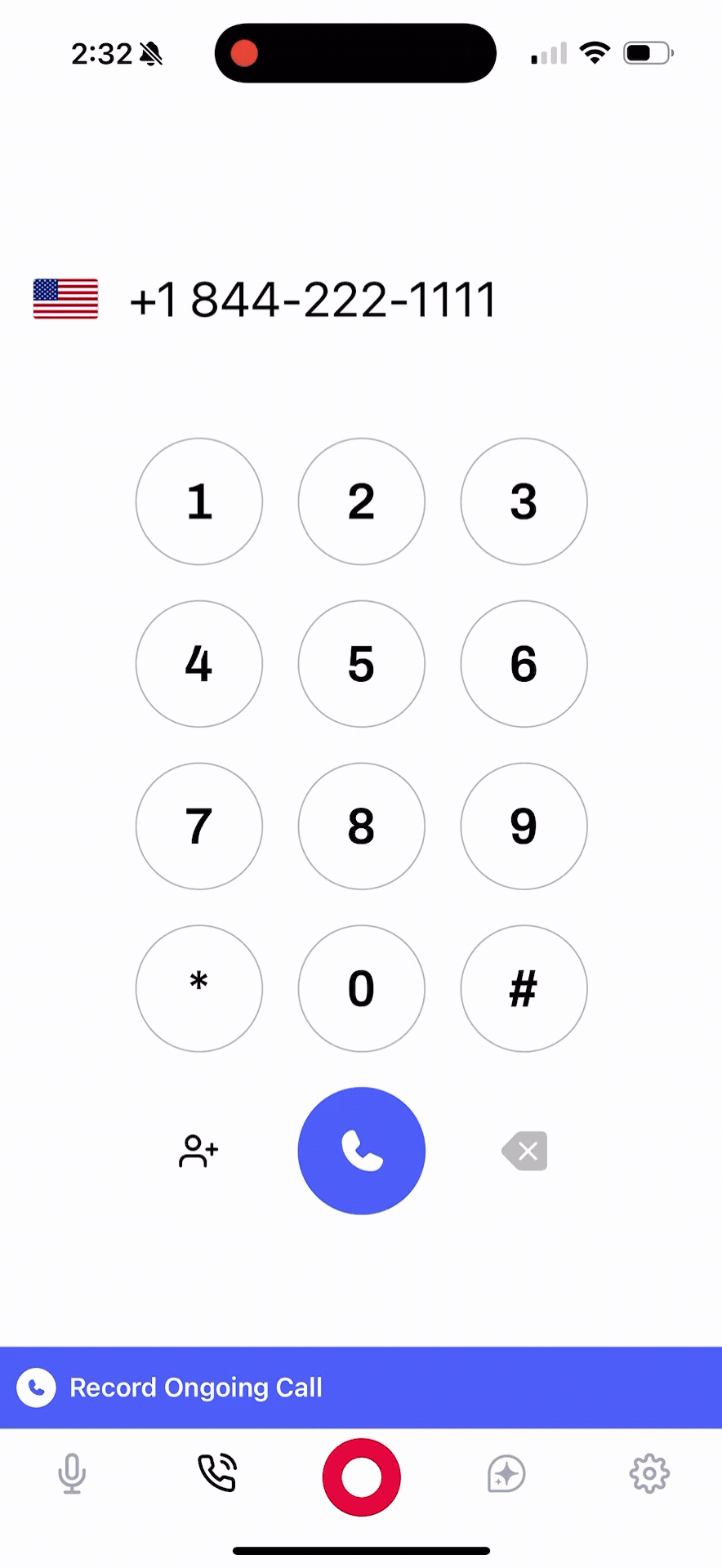 Zusammenführen eines laufenden Anrufs mit der Wave Phone Bridge